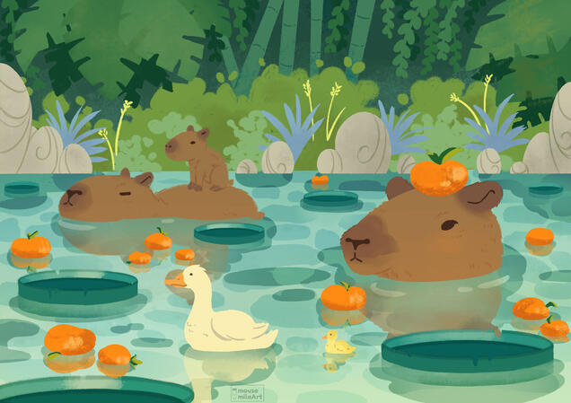 Capybara Ilustration
