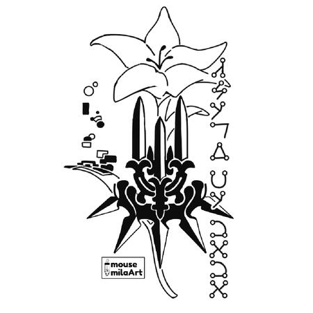 Nier Tattoo Design for Discord Client